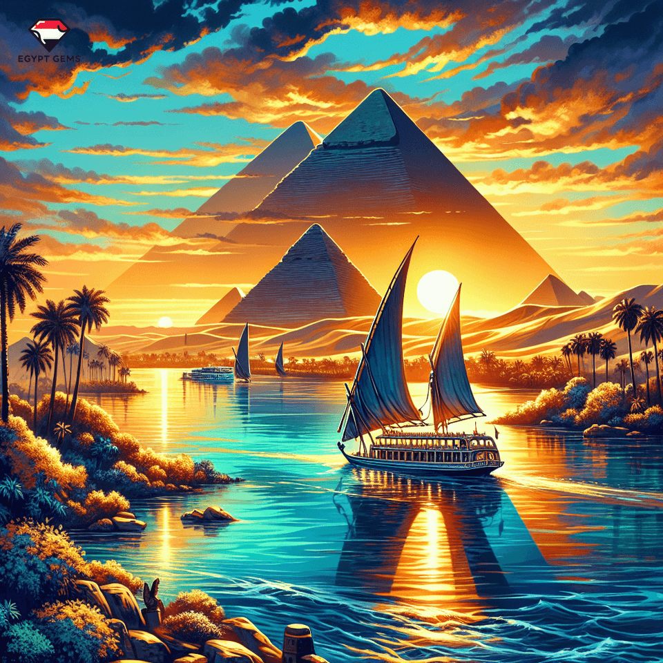 Лучшие места для вечернего катания на яхте в Египте